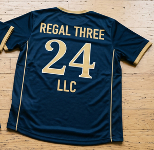 Regal Three LLC Custom Sublimation Tennis Jersey Unisex Crew Neck Short Sleeve Jersey Moisture Wicking Tennis Jerseys Tops - Product Image 2