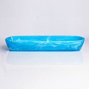 Vaisselle artisanale en résine polie, écologique, d'origine indienne, design de luxe, compatible lave-vaisselle, art moderne, pour les fêtes - Product Image 5