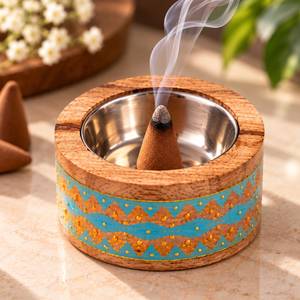 Brûleur de Bakhoor en Résine de Bois Premium en Gros, Élégant Porte-Encens Oud, Décoration Arabe pour la Maison, Collections de Cadeaux Parfumés Religieux - Product Image 5