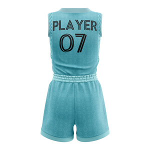 W4G Custom Girls' Basketball Jersey <b>Shorts</b> Set Sublimation Printed Breathable Mesh Moisture Wicking Quick Dry Plus Size - Product Image 6