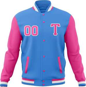 Chaquetas Varsity Letterman de Alta Calidad, Cuerpo de Lana, Mangas de Cuero Genuino, Ropa de Invierno, Chaqueta Elegante y Moderna para Mujer - Product Image 4