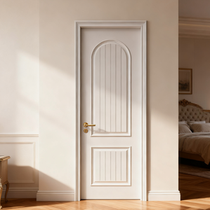 Puerta Moderna de Madera Sólida Resistente al Agua e Insonorizada para Uso en Interiores, Superficie Acabada para Dormitorio, Sala de Estar, Baño, Hotel - Product Image 3
