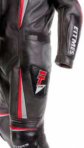 FITME SPORTS Professional White Red Black Windproof <b>Waterproof</b> Full Sleeve Motorbike Racing Suit CE Approved One Piece - Product Image 5