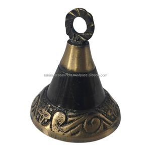 Campanas Colgantes Decorativas de Latón Grabado, Juego de 3 Campanas de Templo Vintage, Decoración para Puerta de Casa, Pared, Regalo Espiritual de Navidad - Product Image 6