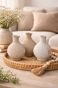 Jarrón de Papel Maché Hecho a Mano 100% Premium, Diseño Art Deco, 5x10 Pulgadas, Decoración de Mesa, Centro de Mesa para Sala de Estar - Product Image 4