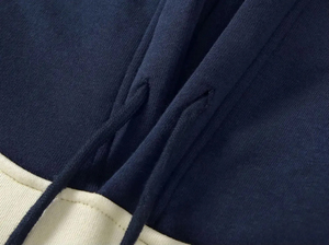 เสื้อฮู้ดดี้ผู้ชายสีเหลืองมัสตาร์ด ผ้าฟลีซ 100% คอตตอน ทรงปกติ กันลม ไม่เป็นขุย สไตล์สตรีทแวร์ น้ำหนัก 370 กรัม - Product Image 5