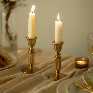Christmas Vintage BrassCandle <b>Holder</b> Taper <b>Candlestick</b> <b>Holder</b> - Product Image 4