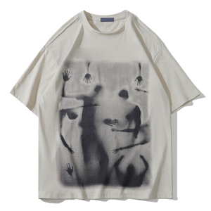 T-shirt imprimé pour homme, style streetwear moderne, coupe confortable pour un usage quotidien. - Product Image 1