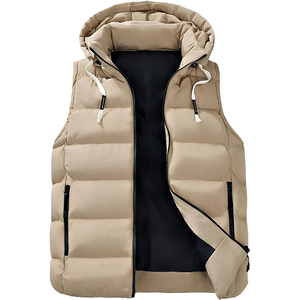 Gilet matelassé pour homme, vêtements d'hiver, veste sans manches matelassée, vêtements d'extérieur, style streetwear, gilets rembourrés - Product Image 1