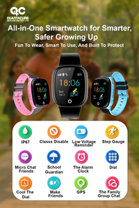 2025 QC สมาร์ทวอทช์ K8เด็ก IP67กันน้ำ4G ซิมการ์ด GPS 2ทางเสียงและวิดีโอคอล SOS geofence ติดตามรับสาย - Product Image 5