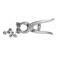 Kit de pinces à tatouer vétérinaires en acier inoxydable de qualité supérieure, réutilisables, certifiées CE ISO 13485, Tegra Surgical, pour animaux d'élevage