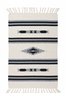 Alfombra/Corredor Rectangular Floral Moderno de Algodón Hecho a Mano con Técnica Cutshuttle, 950gsm, Lavable, de Felpa, Reversible, Tricolor, para el Hogar, Venta al por Mayor - Product Image 4