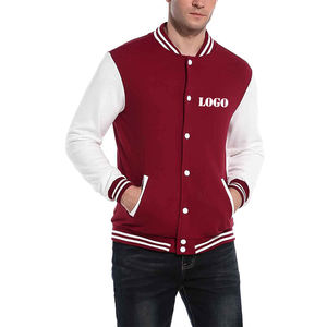Veste universitaire personnalisée pour hommes, veste de baseball, veste bomber en polaire d'hiver, fabricant OEM ODM en gros - Product Image 4