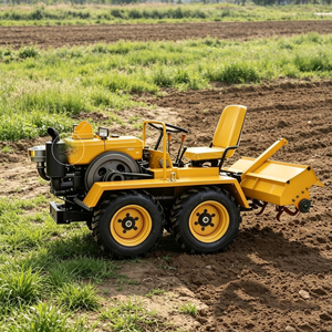 Mini motoculteur à quatre roues, un incontournable pour les vergers et les serres. - Product Image 6