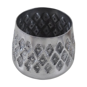 Wholesale Best Quality Custom Logo <b>Wax</b> Jar Candle Holder Solid Metal for Modern Christmas Design Latest Theme - Product Image 4