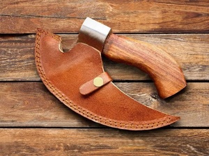 Cuchillo para Pizza Hecho a Mano A&M Enterprises, con Hoja de Acero con Alto Contenido de Carbono Grabada, 9 Filos de Corte, Mango de Madera de Grado Industrial, Novedad - Product Image 6
