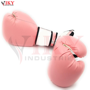 Gants de boxe de qualité supérieure, légers, prix de gros, durables, tendance, service OEM ODM, marque personnalisée, rose pastel et blanc - Product Image 5
