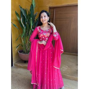 ชุดเดรสงานเต้นรำงานพรอมสีชมพูมีสไตล์แนวแฟชั่น - Product Image 5