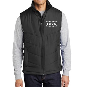 Gilet matelassé sur mesure pour homme OEM avec logo et impression personnalisés, gilet matelassé de haute qualité, chaud et coupe-vent pour homme - Product Image 5