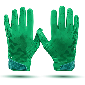 Reasonable Price Top Trending Leather American Football Outdoor Sports Gloves Lightweight Non-Slip Waterproof Quick Dry Easy - Product Image 6