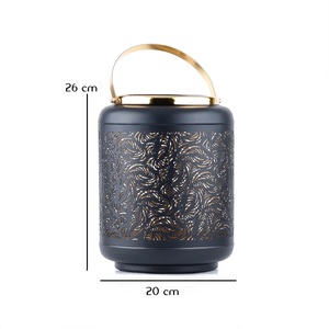 Wholesale <b>Moroccan</b> Customized Style Cylindrical Dual Tone Metal Votive Candle Holders for Home Weddings & Christmas <b>Decorations</b> - Product Image 3