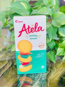 ขนมขบเคี้ยวผัก ATELA – ปฏิวัติสุขภาพด้วยขนมขบเคี้ยวเพื่อสุขภาพ บรรจุภัณฑ์กล่อง 150 กรัม รับผลิตแบบ ODM OEM มีตัวอย่างฟรี - Product Image 1