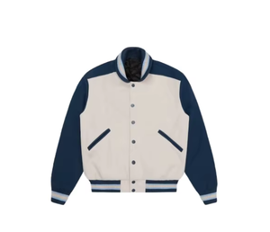 Custom Logo Winter Formal Custom Chenille Patch Varsity <b>Jacket</b> Letterman <b>Baseball</b> <b>Bomber</b> <b>Jacket</b> for Men Winter Streetwear Coat - Product Image 4