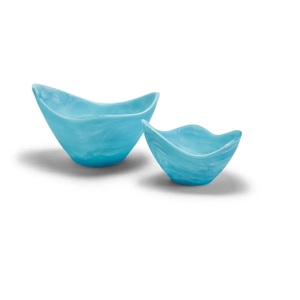 Tazón Profundo para Servir, Ligero, Resistente al Calor, Sin Recubrimiento, Apto para Alimentos, con Efecto Mármol Moderno, Pulido con Resina, Estilo Imperial - Product Image 2