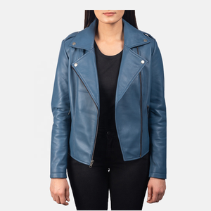 Chaqueta de Piel de Oveja para Mujer, Última Moda, Transpirable, Antiarrugas, Impermeable, Ecológica, de Primera Calidad, Ligera, con Rayas Invernales - Product Image 1