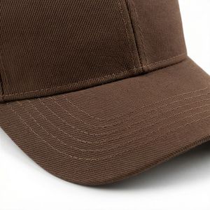 Gorra de béisbol marrón lisa, estilo deportivo, ventilada para verano, universal, de ocio, de moda, para hombre y mujer, nueva. - Product Image 4