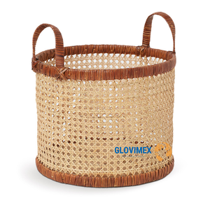 Cesta Organizadora de Bambú y Ratán de la Mejor Calidad, Diseño Rústico, Ecológica, Hecha a Mano, Solución de Almacenamiento para Ropa y Uso Doméstico - Product Image 5