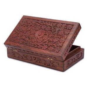 Caja de Madera Tallada a Mano, Caja de Madera Maciza de Mango, Caja de Joyería de Madera para Regalos, Venta al por Mayor de Fábrica al Mejor Precio, Caja de Regalo de Madera - Product Image 6