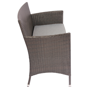 High Quality Modern Rattan <b>Wicker</b> Waterproof <b>Outdoor</b> <b>Sofa</b> Set LANGET Foldable Garden Patio Furniture Durable Comfortable Cushion - Product Image 2