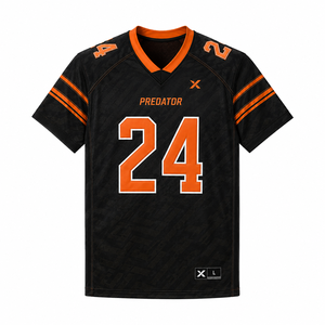 Maillot de football américain réversible X pour homme, col en V, sublimé, respirant, en mesh, taille XL, équipe Predator Warriors - Product Image 3