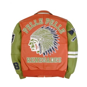 Vestes bomber personnalisées pour hommes avec logo imprimé, en velours côtelé noir, style universitaire, tendance 2025 - Product Image 3