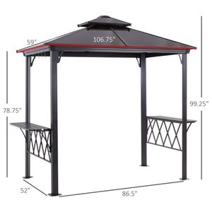 Pérgola para Barbacoa, Gazebo Resistente para Exteriores, para Asar y Relajarse - Product Image 2