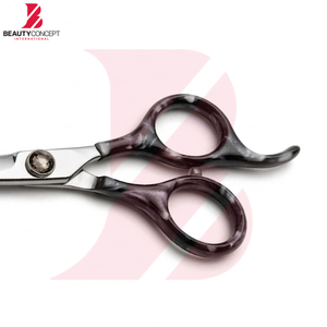 Ciseaux de barbier professionnels de 6 pouces avec manche en plastique, en acier inoxydable à haute teneur en carbone, pour coiffeurs de salon - Product Image 6