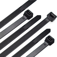 HOOYU Bridas de Sujeción Largas, Resistentes y Gruesas, Negras/Blancas, Accesorios de Cableado de Alta Resistencia, Bridas Grandes de 18 Pulgadas, Fabricante de Cables en Vietnam