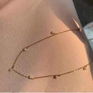 Collier Ciel Étoilé Minimaliste Luxueux Simple et Polyvalent à Lumière Intense avec Perles d'Eau Douce Naturelles - Product Image 2