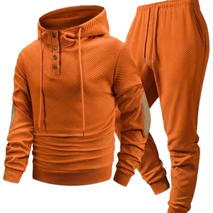 Conjunto Deportivo Personalizado para Hombre, Sudadera con Capucha y Pantalones Jogger, Ropa Deportiva Casual de Dos Piezas Cómoda - Product Image 3