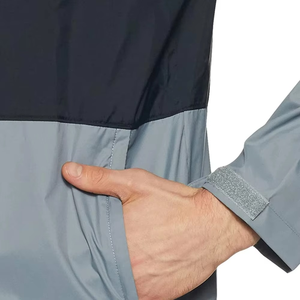 Chaqueta Cortavientos de Dos Tonos para Hombre, con Capucha, Ligera, Resistente al Agua, para Senderismo, Pesca, Casual, con Cierre, Personalizable OEM - Product Image 4