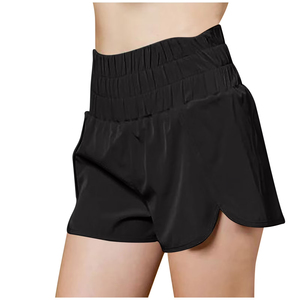 Shorts de sport respirants de qualité professionnelle, imprimés sur mesure, pour femmes, avec taille élastique, pour la course et l'entraînement - Product Image 5
