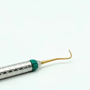 Instrumentos Bone Bridge BBI-652, puntas doradas, mango de 10 mm, desincrustador dental tipo espada, H6/H7, manual, acero inoxidable, certificado CE Clase I 1 - Product Image 5