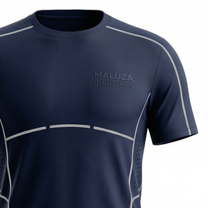 Camiseta Deportiva para Hombre, Transpirable, para Gimnasio, Entrenamiento, Running, Fitness, Ligera, Estilo Urbano, Maluza Industries - Product Image 2