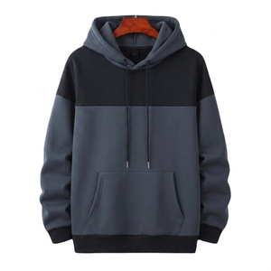 Sweat-shirts à capuche personnalisés pour hommes, design élégant et tendance, 100% coton, couleur unie, unisexe, lourd et de qualité supérieure - Product Image 1