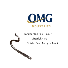 Soporte para barra de cortina al por mayor, soporte de hierro forjado a mano para barra de cortina - Product Image 2