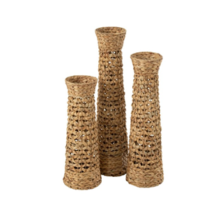 Jarrón Ecológico de Jacinto de Agua, Jarrón Rústico de Jacinto de Agua de Vietnam, Perfecto para Hogares Elegantes y Hoteles Boutique - Product Image 1