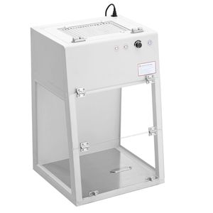 Camera Bianca Portatile ISO Classe 5 con Cappa a Flusso Laminare, Area di Lavoro 20.08 x 20.47 x 23.62 Pollici, Conforme agli Standard per Glove Box da Laboratorio - Product Image 1