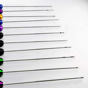 Juego de cánulas de liposucción manual Bone Bridge Instruments, 11 piezas, mango fijo, kit de transferencia de grasa, reutilizable, calidad alemana - Product Image 2