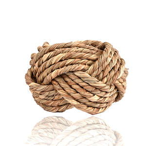 Ronds de serviette Jacinthe d'eau naturelle Rond de serviette de ferme fait à la main pour la fête de Noël Fournitures de décoration de table de mariage - Product Image 1